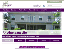 Tablet Screenshot of lelandhome.org